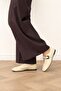 Women's Leather Buckle Comfortable Flats