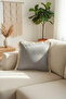 Gray Tasseled Cushion 2 Pieces Cushion Cover (43 X 43) - 2