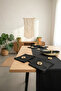 Premium Linen Black 6-Piece (WITH BUCKLE GIFT) Napkin Set - 4