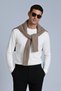 Men's White Relax Fit Comfortable Cut 100% Cotton Long Sleeve Crew Neck Basic T-Shirt - 2