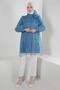 Tunic with Tie-Up Necklace and Accessory Detail 43577 - 2