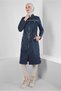 BELI BANDED ZIPPERED TRENCH COAT 10773 - 2