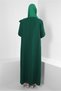 SHOULDER STONE AND BEAD EMBROIDERED CREPE DRESS 20394 - 3