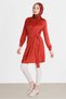 TIE-DETAIL TUNIC WITH ZIPPER ON THE BACK 42585 - 3