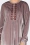 Embroidered Velvet Tunic 4794 - 4