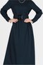 Belted Zippered Dress 40215 - 4