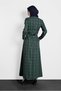 Plaid Buttoned Dress 40370 - 4