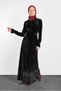 Embroidered Dress with Belt 40379 - 2