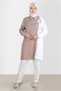 Embroidered Two-Color Aerobin Tunic 20239