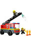 City Fire Engine with Ladder, Firefighter 60463 Building Set for 4+ Year Old Kids (82 Pieces) - 2
