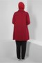 SHIRT COLLAR STONE DETAIL TUNIC 20233 - 3