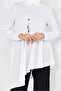 Asymetric Cut Volan Tunic 4864 - 4