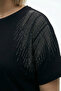 Stone Detail Design Bamboo Fabric Bat Sleeve Blouse M-6Xl - 4