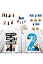 Boss Baby 2 Year Old Birthday Model / Cake Decoration Set