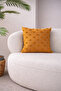 Decorative Polka Dot Linen Fabric Throw Pillow Cover 43x43