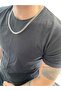 Men's White Color Stainless Steel Chain Necklace Does Not Tarnish