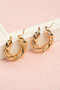 Women's Steel Color Non-Throwing Guaranteed Billed Earrings JFRCH2007 - 5