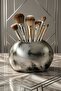 Makeup Organizer, Makeup Brush Holder, Makeup Brush Holder, Antique Silver Finish, Model 22