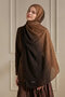 Tan Gradient Pattern Shawl - 5