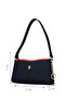 Navy Blue-Light Red Women's Shoulder Bag Us26279 - 6