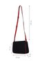 Navy-Light Red Women's Messenger Bag Us26294 - 8