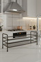 Bathroom Kitchen Organizer Black Metal Spice Rack Stand over Sink Bathroom Organizer - 2