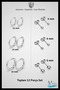 Surgical Steel 3 Pairs Hoop 3 Pairs Balls Earrings (12MM, 14MM, 16MM)