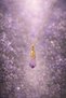 Raw Amethyst Natural Stone Steel Chain Necklace