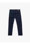 Normal Bel Straight Leg Cotton Straight Fit Jean Trousers - Mark Jean - 5