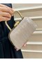 Women's Scholarship Hand and Cross Chain Long Strap Rose Evening Dress Bag - 8