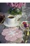 2-Pack Pink Infinite Love Celtic Knot Design Modern Cocktail Coffee Presentation Napkin 15cm - 3