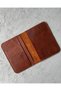 Passport Cover – Special for Travel – Genuine Frisco Leather – Stylish, Modern – Brown - 3