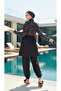 Malika Beachwear Swim Hijab Swimsuit with Bone and Bag Gift, Adjustable Waist, Elastic, Fully Covered - 7