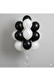 Metallic Black White Balloon 12 Inch 10 Pieces