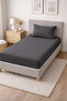 Single Ranforce Fabric 100% Cotton Fitted Sheet Set 100X200 +30 cm