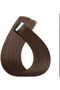 16 Inch Nature Hair Extension Tape in,Remy Seamless Skin Weft Straight Nature Tape in Extensions - 2