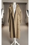 Oversize Thick Soft Textured Lining Trench Coat - 4