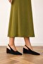 Angel Black Suede Heelled Shoes - 5