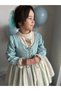 Girl's Premium Deluxe Water Green Lace-Up Vest Detailed Special Occasion Cosplay Dress + Buckle - 3