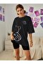 Teddy Bear Printed Women's Oversize Salas T-shirt Boyfriend - 3