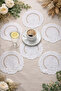 6 Coffee Side Presentation Napkins, Cocktail Napkins - 2
