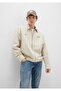 Mv Printed Ecru Thin Jacket O Oversized / Wide Cut 0211690-70065 - 2