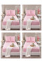 Ranforce 100% Cotton Elastic Sheet Set with Powdered Cotton Pillowcase - 2