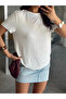 Seamless Crew Neck Basic - White - 2