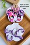 Kuromi Girl's Rubber Buckle Set (2 Cards - 10 Pieces of Rubber) - 2