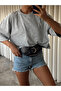 Washable Plain Crop Basic - Gray - 4