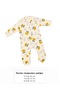 Bee Buzz Patterned Baby Romper for 3 6 9 Months - 3