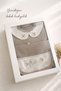 5-Piece Collared and Flowery 100% Cotton Newborn Baby Girl Hospital Discharge Set/Baby Girl Zibin Set - 4