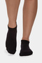 12 Pairs Black Seamless Women's Bamboo Invisible Sneaker Sneaker Socks - 5