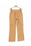 Girl 6-7-8-9-10 Years Old Summer Cargo Pocket Linen Pants Bottom Top Set - 7